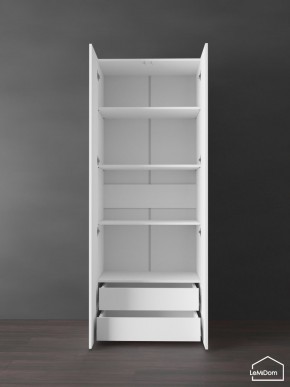 Шкаф Linnea MHR-2PO-4 2050х800х510 (Белый-М 11.1.2) в Кургане - kurgan.mebel24.online | фото 6