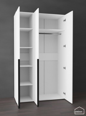 Шкаф Linnea MHR-3-1 2050х1200х510 (Белый-М 11.1.1) в Кургане - kurgan.mebel24.online | фото 4