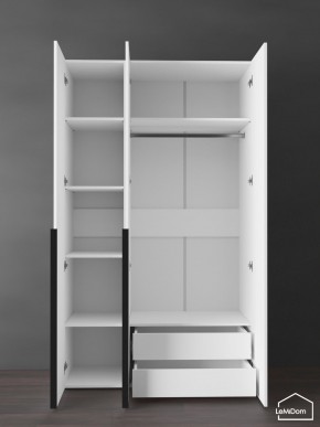 Шкаф Linnea MHR-3-2 2050х1200х510 (Белый-М 11.1.2) в Кургане - kurgan.mebel24.online | фото 6