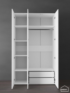 Шкаф Linnea MHR-3PO-2 2050х1200х510 (Белый-М 11.1.1) в Кургане - kurgan.mebel24.online | фото 6
