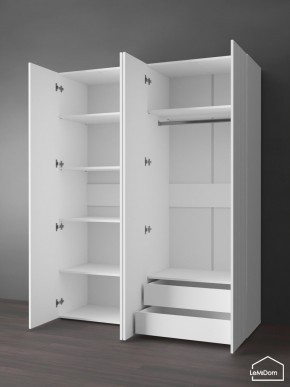 Шкаф Linnea MHR-4PO-2 2050х1600х510 (Белый-М 11.1.1) в Кургане - kurgan.mebel24.online | фото 6