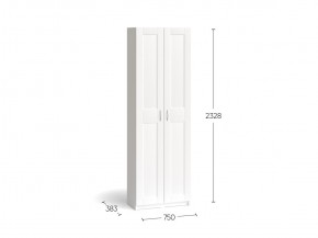 Шкаф МАКС двухдверный узкий, цвет белый в Кургане - kurgan.mebel24.online | фото 3
