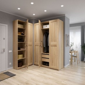 Шкаф МАКС однодверный узкий, цвет Дуб Сонома в Кургане - kurgan.mebel24.online | фото 4