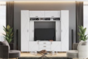 Шкаф настенный "Сандра" 1500 (Белый лофт) в Кургане - kurgan.mebel24.online | фото 2