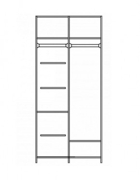 Шкаф Нинель ММ-167-01/03 в Кургане - kurgan.mebel24.online | фото 3