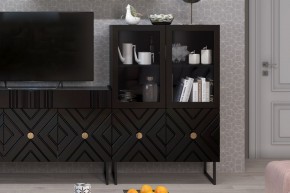 Шкаф низкий (2 стеклодвери) Марсель в Кургане - kurgan.mebel24.online | фото 7