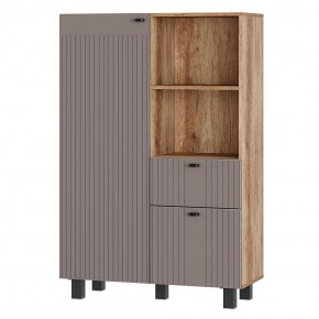 Шкаф Олива ШК-16 (Дуб каньон/MF14 Муссон софт) в Кургане - kurgan.mebel24.online | фото