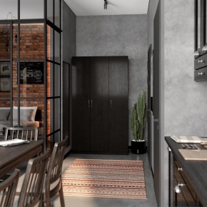 Шкаф ОРИОН трехдверный, цвет Дуб Венге в Кургане - kurgan.mebel24.online | фото 4