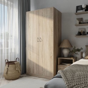 Шкаф ПЕГАС двухдверный, цвет Дуб Сонома в Кургане - kurgan.mebel24.online | фото 4
