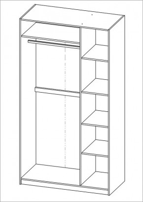 Шкаф ПЕГАС трехдверный, цвет Дуб Венге в Кургане - kurgan.mebel24.online | фото