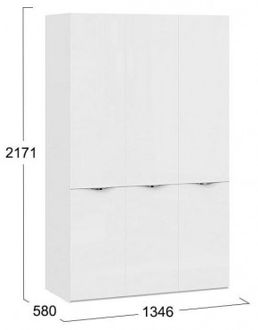 Шкаф платяной Глосс СМ-319.07.431 в Кургане - kurgan.mebel24.online | фото 4