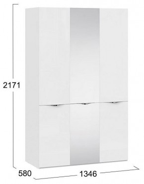 Шкаф платяной Глосс СМ-319.07.432 в Кургане - kurgan.mebel24.online | фото 4