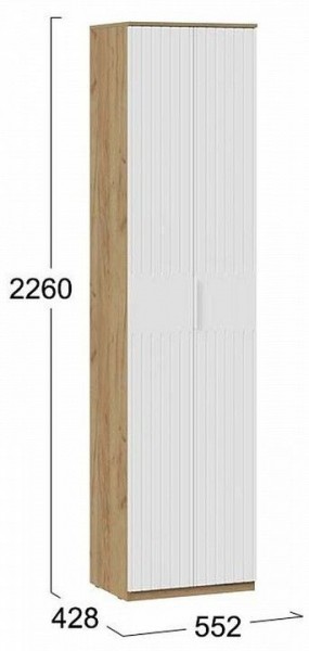 Шкаф платяной Хилтон Исп. 2 в Кургане - kurgan.mebel24.online | фото 7