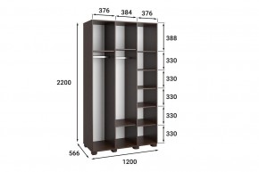 Шкаф платяной Монблан МБ-24К в Кургане - kurgan.mebel24.online | фото 3