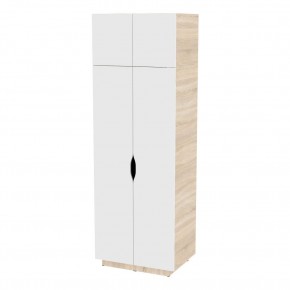 Шкаф "Аврора (H37)" (ДСС-Белый) в Кургане - kurgan.mebel24.online | фото