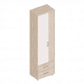 ГРАФ Шкаф 2-х створчатый с 2 ящиками (перламутр) в Кургане - kurgan.mebel24.online | фото