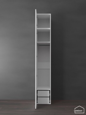 Шкаф с антресолью Linnea MHR-1POA-3 2450х400х510 (Белый-М 11.1.2) в Кургане - kurgan.mebel24.online | фото 5