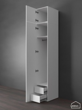 Шкаф с антресолью Linnea MHR-1POA-3 2450х400х510 (Белый-М 11.1.2) в Кургане - kurgan.mebel24.online | фото 6