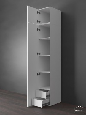 Шкаф с антресолью Linnea MHR-1POA-4 2450х400х510 (Белый-М 11.1.1) в Кургане - kurgan.mebel24.online | фото 5