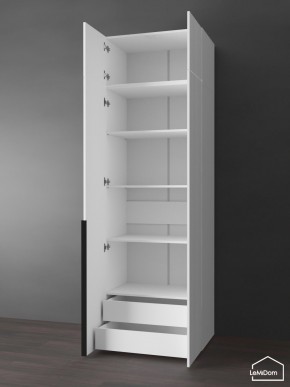 Шкаф с антресолью Linnea MHR-2A-4 2450х800х510 (Белый-М 11.1.2) в Кургане - kurgan.mebel24.online | фото 5