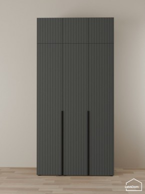 Шкаф с антресолью Linnea MHR-3A-1 2450х1200х510 (Графит-М 11.1.25) в Кургане - kurgan.mebel24.online | фото 1