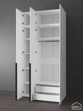 Шкаф с антресолью Linnea MHR-3A-2 2450х1200х510 (Белый-М 11.1.2) в Кургане - kurgan.mebel24.online | фото 5