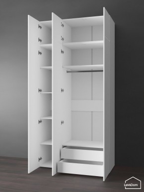 Шкаф с антресолью Linnea MHR-3POA-2 2450х1200х510 (Белый-М 11.1.1) в Кургане - kurgan.mebel24.online | фото 5