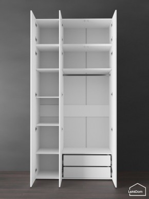 Шкаф с антресолью Linnea MHR-3POA-2 2450х1200х510 (Белый-М 11.1.1) в Кургане - kurgan.mebel24.online | фото 6