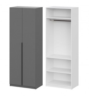 Шкаф ШК-5 + 2 полки (800) Графит серый в Кургане - kurgan.mebel24.online | фото