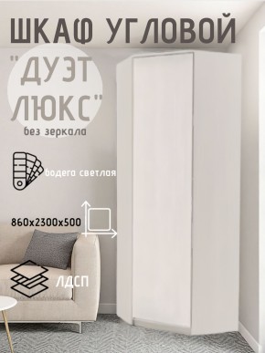 Шкаф угловой Дуэт Люкс без зеркала в Кургане - kurgan.mebel24.online | фото