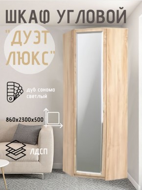 Шкаф угловой Дуэт Люкс с зеркалом в Кургане - kurgan.mebel24.online | фото