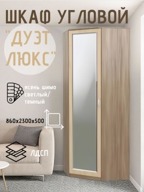 Шкаф угловой Дуэт Люкс с зеркалом в Кургане - kurgan.mebel24.online | фото 3