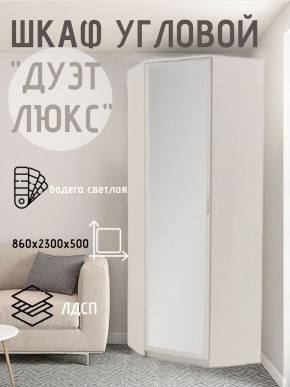 Шкаф угловой Дуэт Люкс с зеркалом в Кургане - kurgan.mebel24.online | фото 6