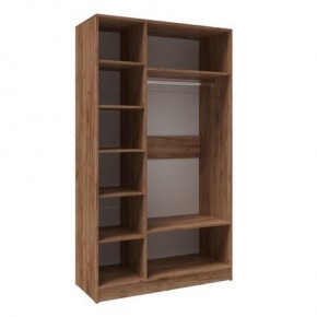 Шкаф Вегас 1200 Дуб крафт табачный/Дуб крафт белый в Кургане - kurgan.mebel24.online | фото 2