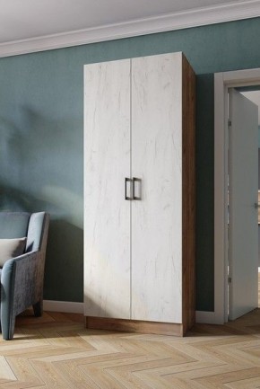 Шкаф Вегас 800 Дуб крафт табачный/Дуб крафт белый в Кургане - kurgan.mebel24.online | фото 1