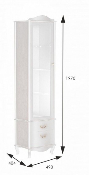 Шкаф-витрина Джульетта в Кургане - kurgan.mebel24.online | фото 3