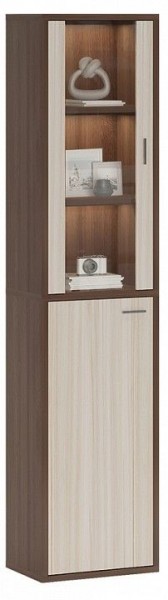 Шкаф-витрина Домино СУ(ш1в2)+1ФГ+1ФС в Кургане - kurgan.mebel24.online | фото 2