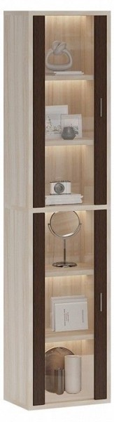 Шкаф-витрина Домино СУ(ш1в2)+2ФС в Кургане - kurgan.mebel24.online | фото 2