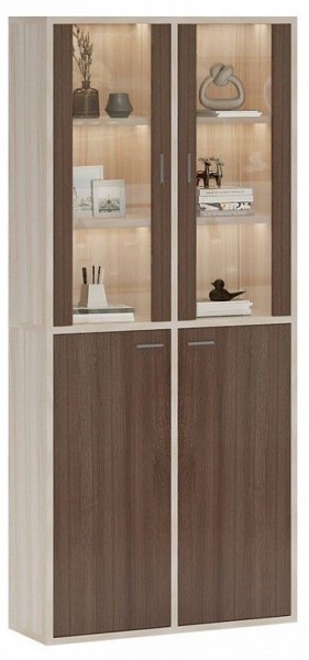 Шкаф-витрина Домино СУ(ш2в2)+2ФС+2ФГ в Кургане - kurgan.mebel24.online | фото 2