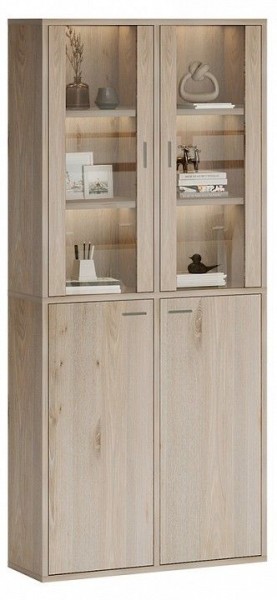 Шкаф-витрина Домино СУ(ш2в2)+2ФС+2ФГ в Кургане - kurgan.mebel24.online | фото 2