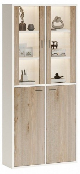 Шкаф-витрина Домино СУ(ш2в2)+2ФС+2ФГ в Кургане - kurgan.mebel24.online | фото 3