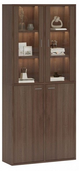 Шкаф-витрина Домино СУ(ш2в2)+2ФС+2ФГ в Кургане - kurgan.mebel24.online | фото 2