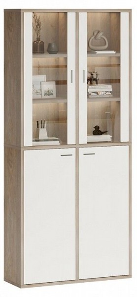 Шкаф-витрина Домино СУ(ш2в2)+2ФС+2ФГ в Кургане - kurgan.mebel24.online | фото 2