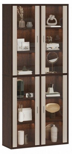 Шкаф-витрина Домино СУ(ш2в2)+4ФС в Кургане - kurgan.mebel24.online | фото 2