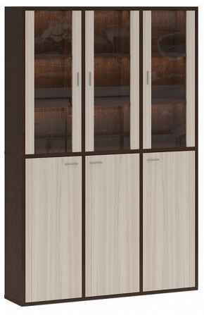 Шкаф-витрина Домино СУ(ш3в2)+3ФГ+3ФС в Кургане - kurgan.mebel24.online | фото