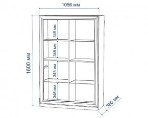 Шкаф-витрина Нобиле ШВтН ФСД-ФСД в Кургане - kurgan.mebel24.online | фото 2