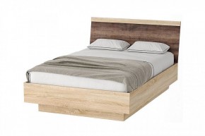 СОНАТА КРС-1400 Кровать с ПМ (дуб сонома/дуб сакраменто) в Кургане - kurgan.mebel24.online | фото