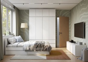 Спальня Симпл (белая) модульная в Кургане - kurgan.mebel24.online | фото 49