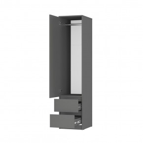 Спальня Симпл (графит) модульная в Кургане - kurgan.mebel24.online | фото 15