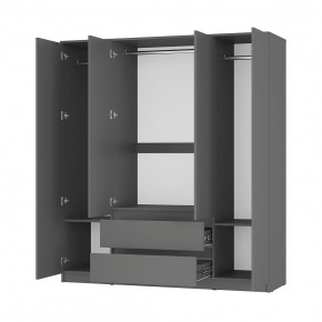 Спальня Симпл (графит) модульная в Кургане - kurgan.mebel24.online | фото 41